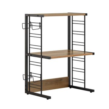 Кухонная полка 60x36x72см., коричневого/черного цвета
