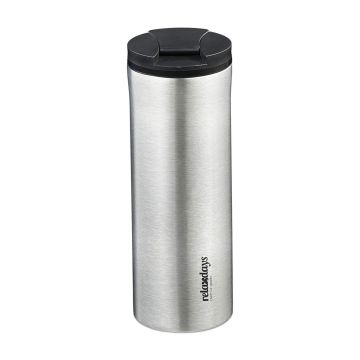 Ceļojumu krūze Relaxdays, 400 ml, Ø 7 × 20 cm