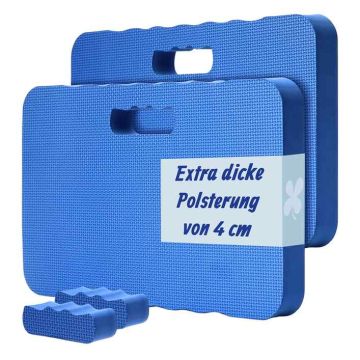Ceļgalu balsti Relaxdays, 2 gab, Zila, 4 × 46 × 28 cm