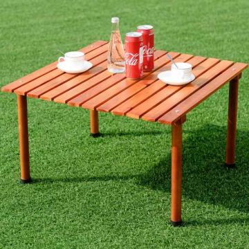 Camping table, 69.85 × 68.58 × 41.91 cm