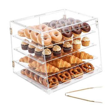 Maiznīcas vitrīna VEVOR GTDAP09, 4 līmeņi, 530 × 435 × 415 mm