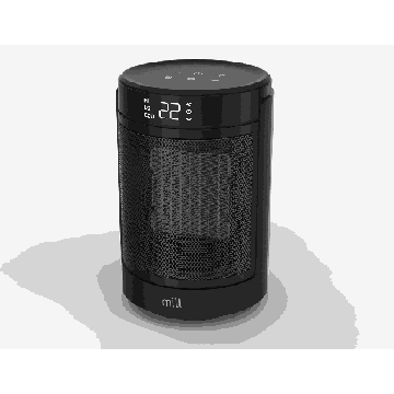 Keramiskais ventilatora sildītājs Mill FH1500BLACK, 1500 W, Melna