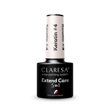 Кератиновая база для ногтей CLARESA Extend Care 5 in 1 Keratin, #4
