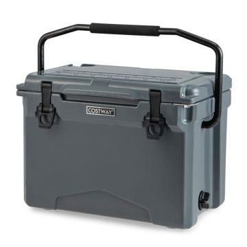 Hard Cooler Box, 22 Quarts, 21.5 × 13 × 14.5 Inches