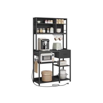 Virtuves plaukts 40x100x180.4cm, melns