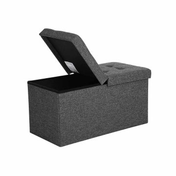 Sols ar salokāmu vāku 76 cm, tumši pelēks