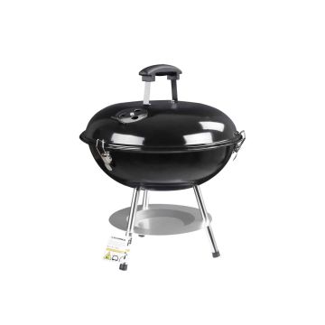 Ogļu grils/barbekjū 34,5 cm, melns