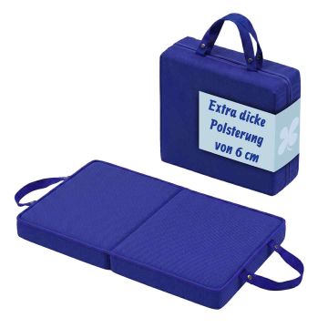 Ceļos nometama pamatne ar pārnēsāšanas rokturiem Relaxdays, salokāma, 6 × 61 × 34 cm