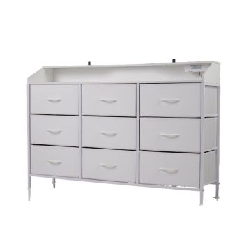 Chest of 9 drawers, 126 × 84 × 29 cm
