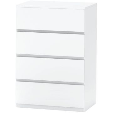 Комод Homcom 55x33x80см, белого цвета