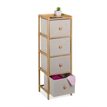 Kumode Relaxdays, 4 atvilktnes, 31 × 94 × 30 cm