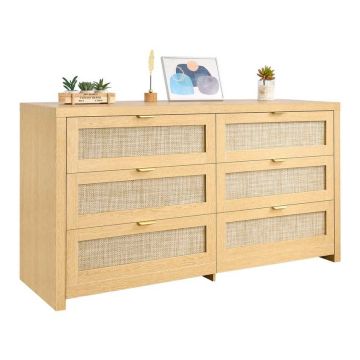 Kumode VEVOR KLTC-02, 6 atvilktnes, 144,5 × 79,5 × 45 cm