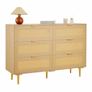 Kumode VEVOR ZD-25TB01, 6 atvilktnes, 120 × 85,4 × 39,5 cm