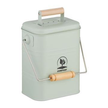 Komposta tvertne Relaxdays, 3,5 l, 20,5 × 26 × 14 cm
