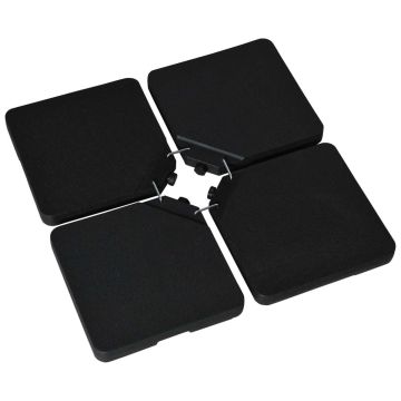 Konsoles saulessarga svara plākšņu komplekts, 4 gab, 100 × 100 × 6,8 cm