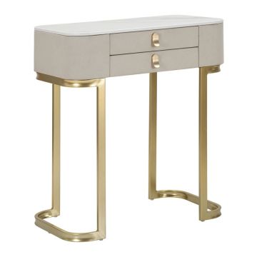 Beauty console table, 2 drawers, 70 × 80 × 40 cm