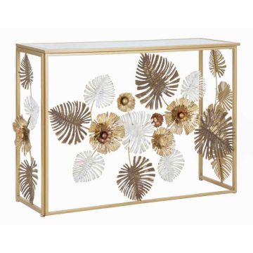 Konsoles galds Mauro Ferretti Glam Floris, 113 × 80 × 40 cm