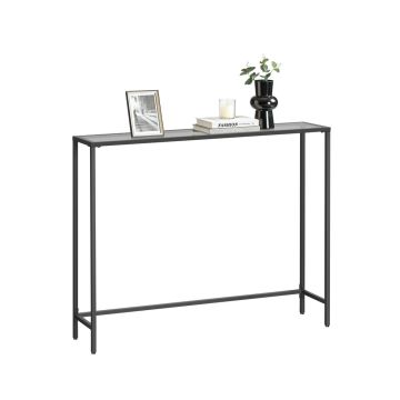 Console table VASAGLE LGT26G, black and gray, 100 × 80 × 20 cm