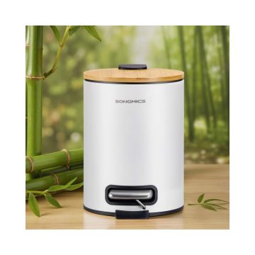SONGMICS LTB113WZ01 Cosmetics Bin, 3 l, 17 × 22 × 23.6 cm