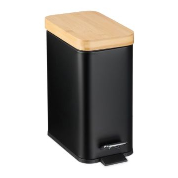Kosmētikas atkritumu tvertne ar pedāli Relaxdays 10047364_46, 5 l, 14 × 29,5 × 29 cm
