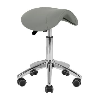 Косметический табурет ActiveShop AM-302 GRAY, без спинки, Серый