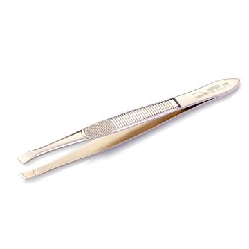 Косметический пинцет NGHIA EXPORT T-09, скошенный