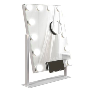 Kosmētikas spogulītis, 12 LED, 36,5 × 45,5 × 8,5 cm