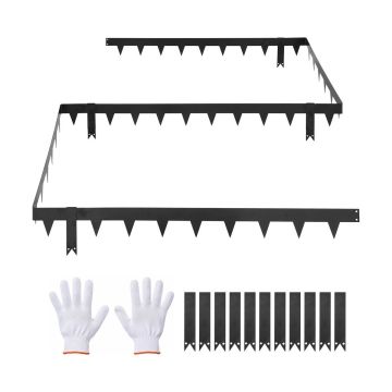 Ainavu apmales VEVOR, 10 gab, 1016 × 114,3 × 1,5 mm