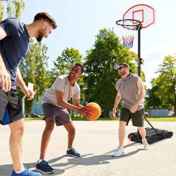 Basketbola statīvs, Regulējams