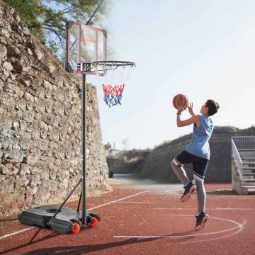 Basketbola statīvs, regulējama augstuma, 50 × 75 × 13 cm