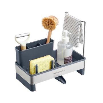 SONGMICS KCS555GN01 sink organizer, 12.7 × 24.7 × 23 cm