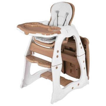 Baby High Chair, 3 in 1, Brown