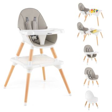 Baby high chair, 5 in 1, 62.23 × 100.33 × 62.23 cm