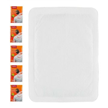 Ķermeņa sildošie spilventiņi Relaxdays 10046753_306, 5 gab, 13 × 9,5 × 0,4 cm