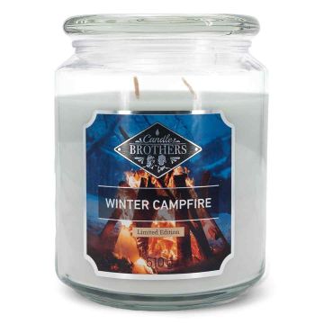 Ароматическая свеча Candle Brothers, 1 шт, Серая, Ø 10 × 15 см