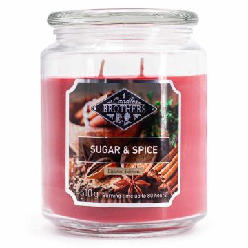 Ароматическая свеча Candle Brothers, 1 шт, Красная, Ø 10 × 15 см