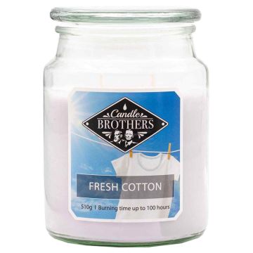Ароматическая свеча Candle Brothers, Fresh Cotton, Ø 10 × 15 см