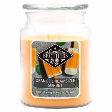 Ароматическая свеча Candle Brothers, «Orange Dreamsicle Sorbet», Ø 10 × 15 см