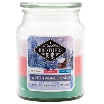 Ароматическая свеча Candle Brothers, Winter Wonderland, Ø 10 × 15 см
