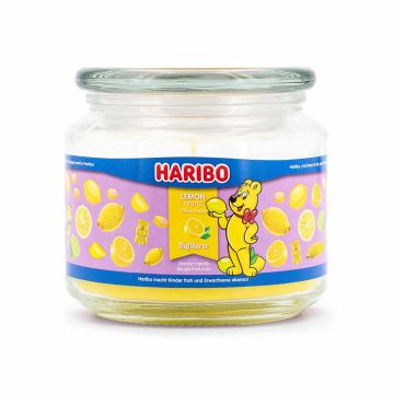 Aromātiskā svece Haribo, 300 g, Lemon Fruits, 10 × 9,5 × 10 cm