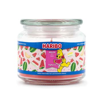 Aromātiskā svece Haribo, 300 g, Melon Mix, 10 × 9,5 × 10 cm
