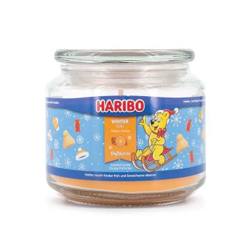 Aromātiskā svece Haribo, 300 g, Winter Fun, 10 × 9,5 × 10 cm