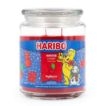 Ароматическая свеча „Haribo™“, „Winter Cherry“, 10 × 13 × 10 см