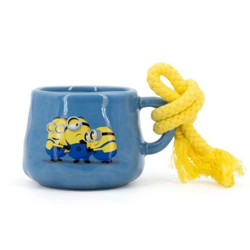 Aromātiskā svece „Minions“, 1 gab, Zila, 11,5 × 7 × 9 cm