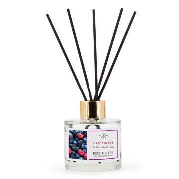 Aromāta difuzors Purple River, 100 ml, 5 kociņi, 7 × 7 × 7 cm