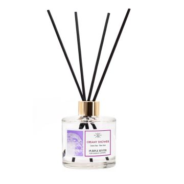Aromāta difuzors Purple River, 100 ml, Creamy Shower, 7 × 7 × 7 cm