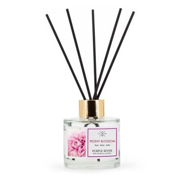 Aromāta difuzors Purple River, 100 ml, Peony Blossom, 7 × 7 × 7 cm