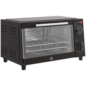 Mini krāsns Homcom 35x24,6x20cm, melnas krāsas
