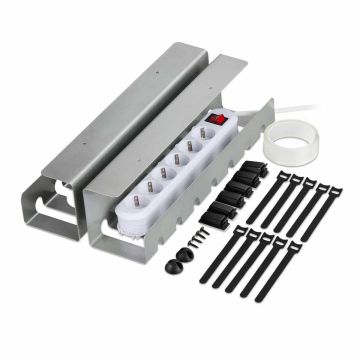 Kabeļu organizēšanas sistēma Relaxdays, 2 gab, 10 × 43 × 10 cm