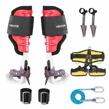 Koku kāpšanas dzelkņu komplekts VEVOR ROPE-G-010, Regulējams augstums, 23 × 18 × 42 cm